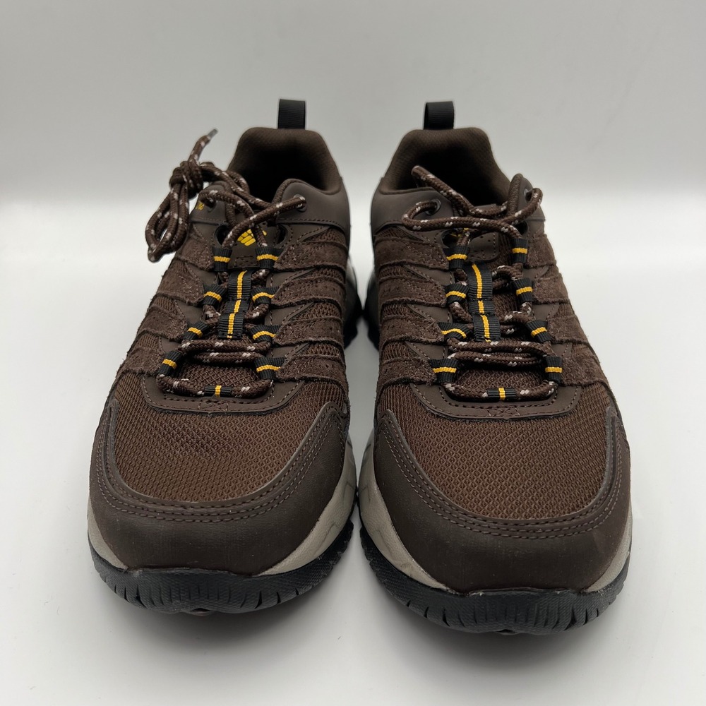 Columbia Strata Trail Low Hiking Shoes Mens 9 Brown Cordovan Mesh Suede Rugged - Picture 3 of 9